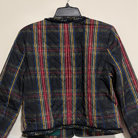 Multicolor Plaid Jacket - Picture 3 of 4